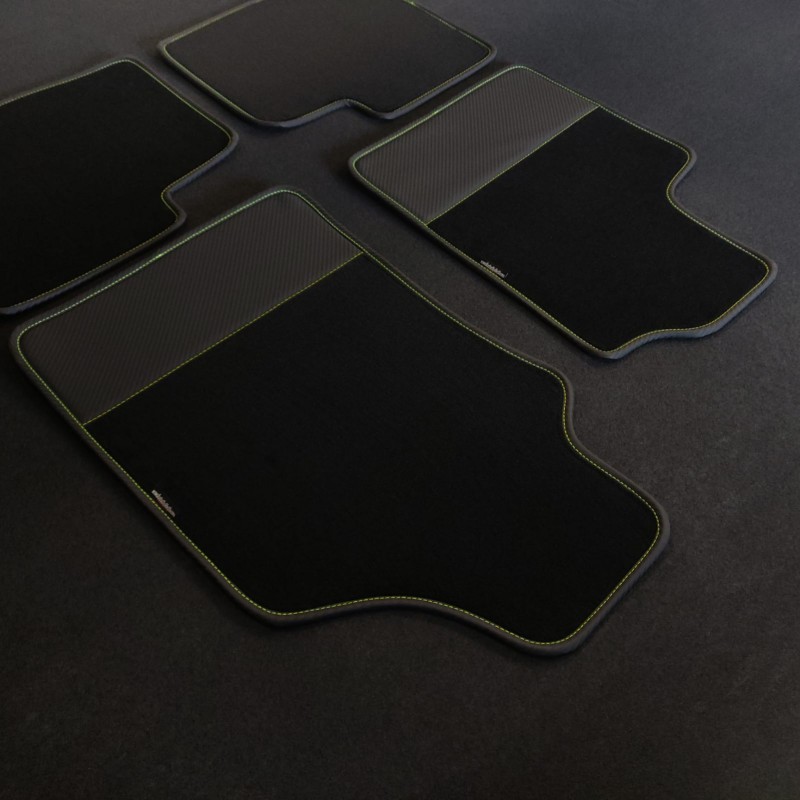 Carbonfiber floor mats for Ford Fiesta ST MK8 / Individual