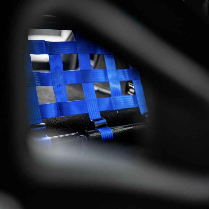 Rear seat delete kit V2 Double strut bar, net for Volkswagen Polo 6C/6R