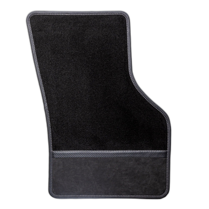 2er Set Velour Carbon/Alcantara Fußmatten