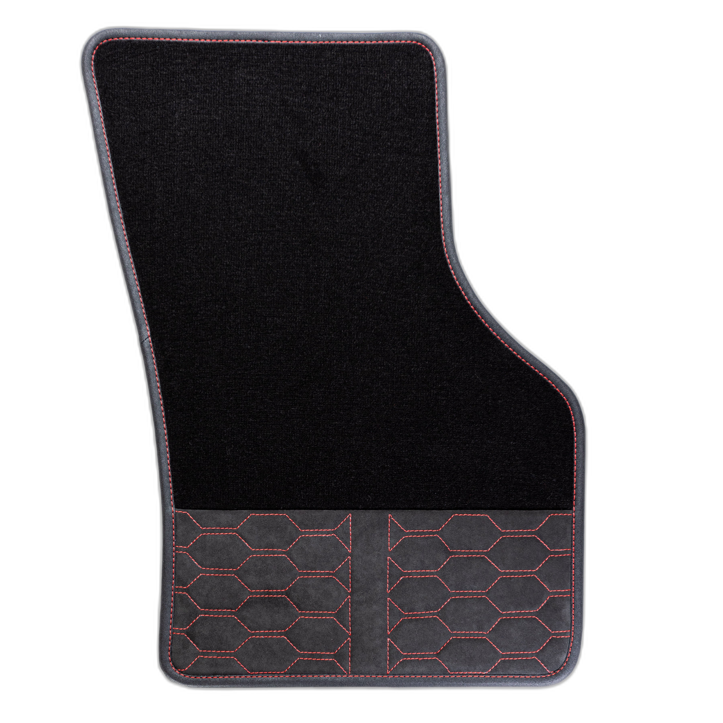 2er Set Velour Steppungen Fußmatten