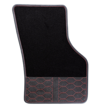 2er Set Velour Steppungen Fußmatten