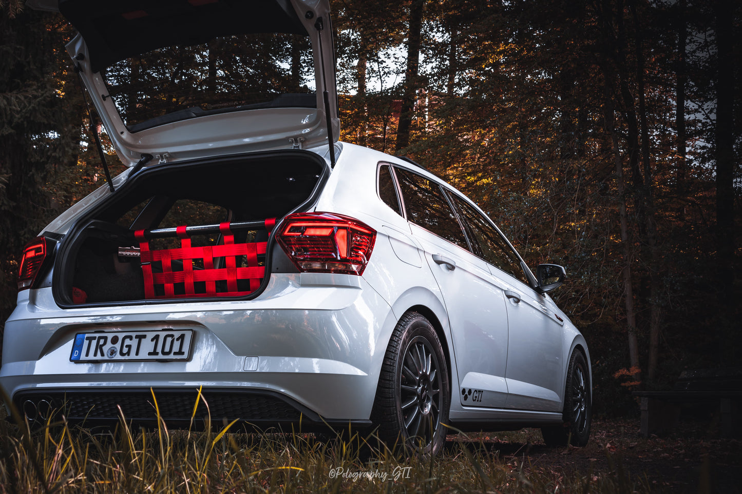 Clubsport Set - Strebe mit Netz für VW Polo AW