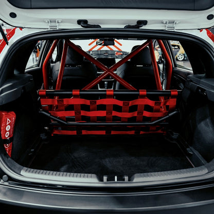 Clubsport Set - Strebe mit Netz für Hyundai I30N Hatchback