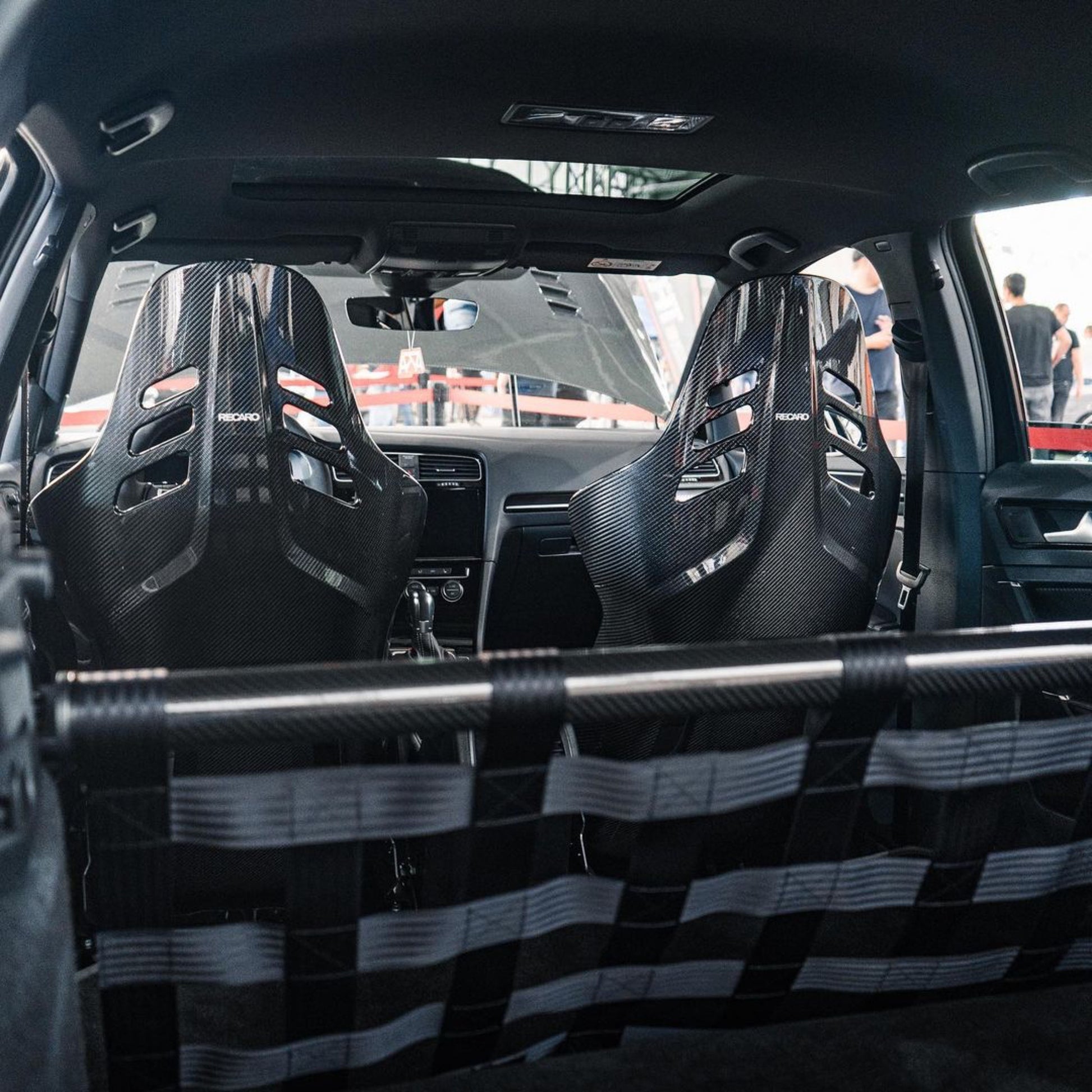 Clubsport Set - Strebe mit Netz für Golf 7 / GTI