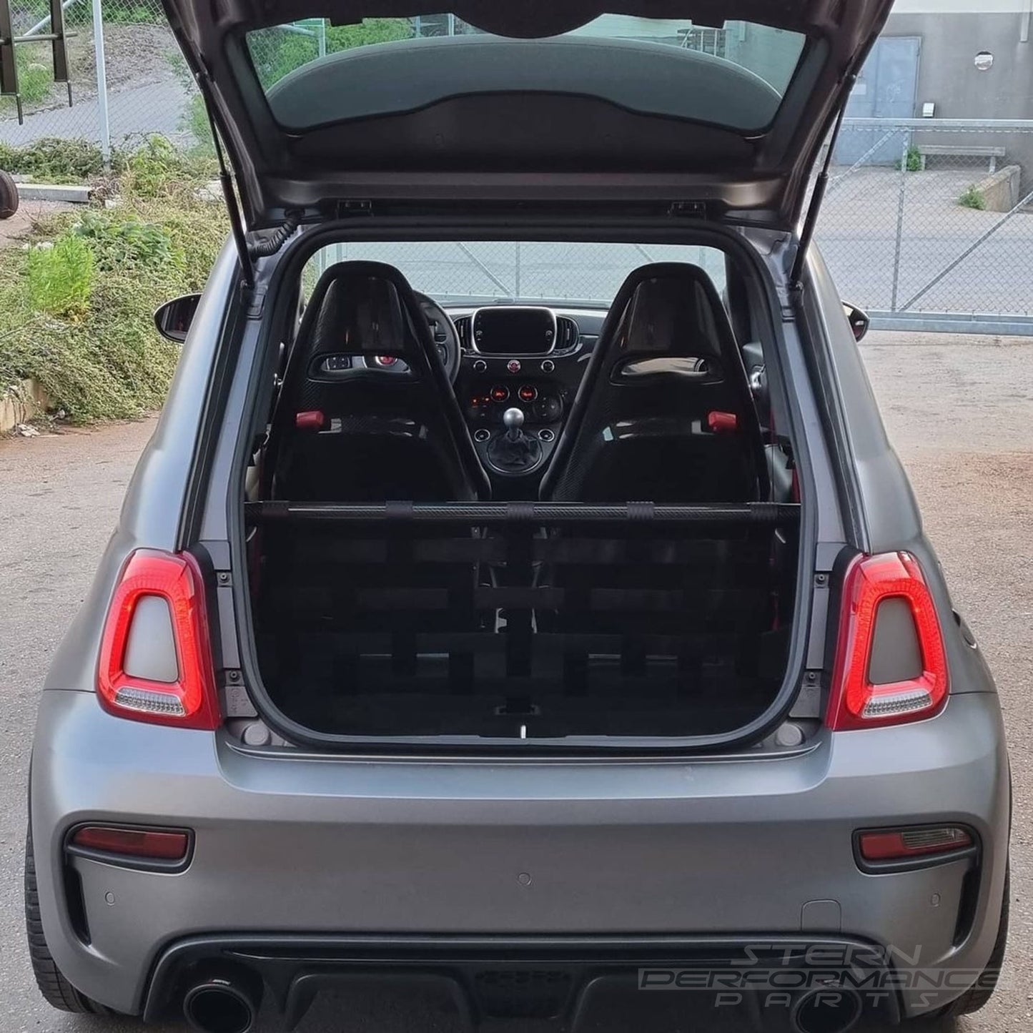 Clubsport Set - Strebe mit Netz für Abarth 595 / 500 / 695