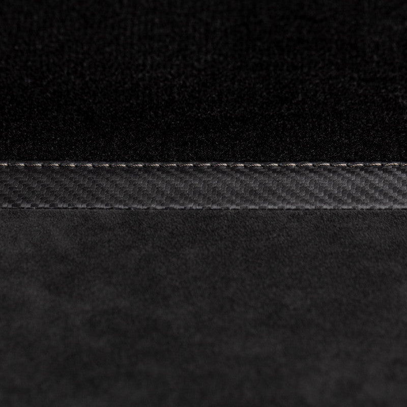 2er Set Velour Carbon/Alcantara Fußmatten
