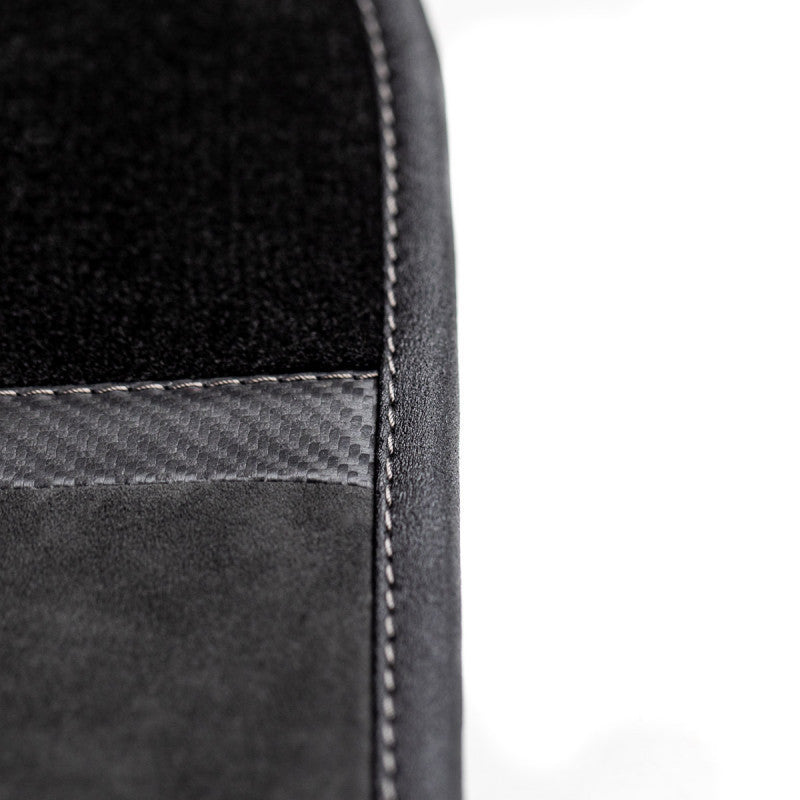 2er Set Velour Carbon/Alcantara Fußmatten