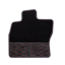 2er Set Velour Steppungen Fußmatten