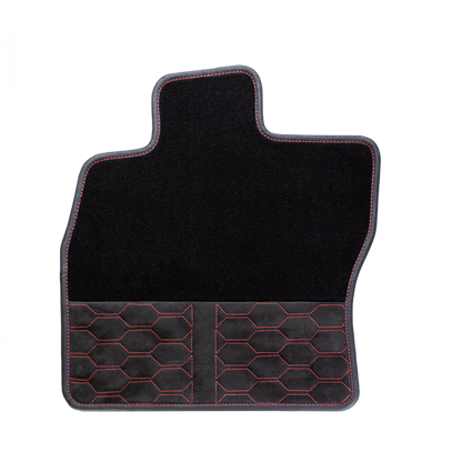 2er Set Velour Steppungen Fußmatten