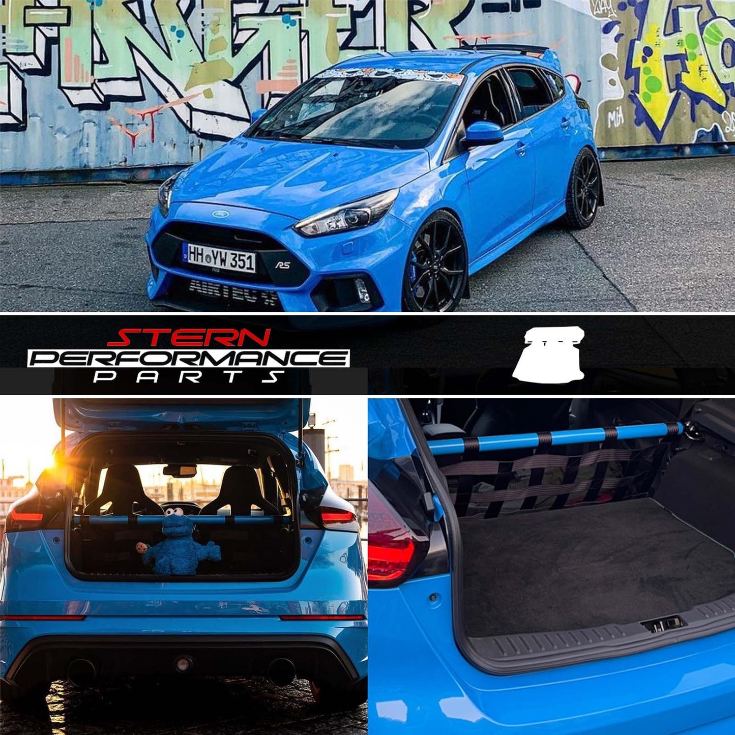Ford Focus RS MK3 Teppich - Stern Performance